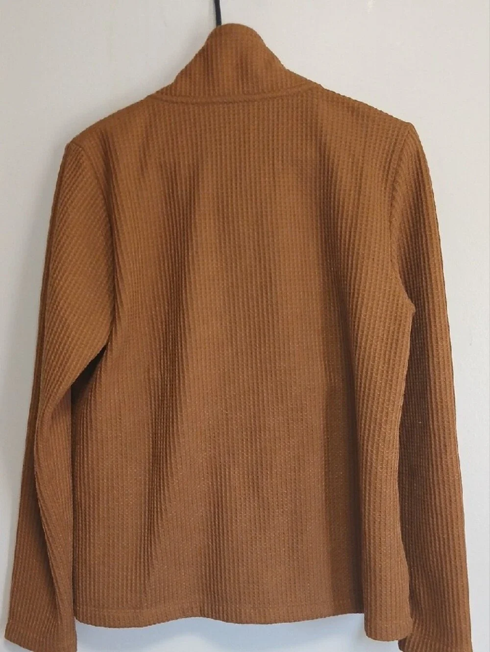 L.L. Bean Men's Ribbed Half-Zip Pullover - Camel Brown